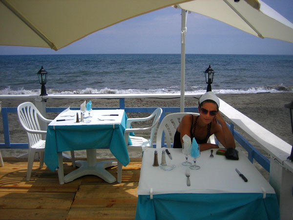Strandrestaurant in Alria
